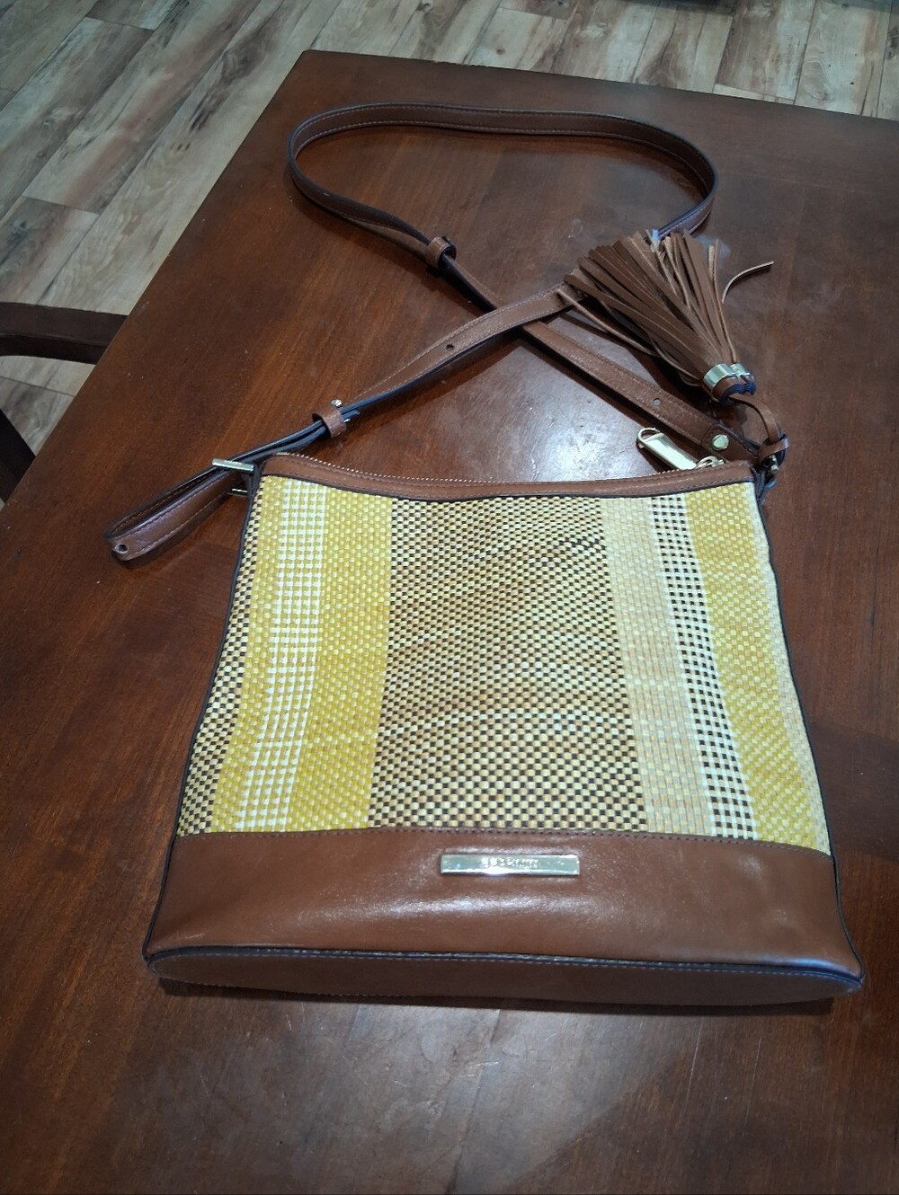 Brahmin Crossbody Raffia